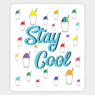 Stay Cool with Sweet Snowballs Rainbow Colour Colorful Travel New Orleans Nola Louisiana Spring Summer Sticker